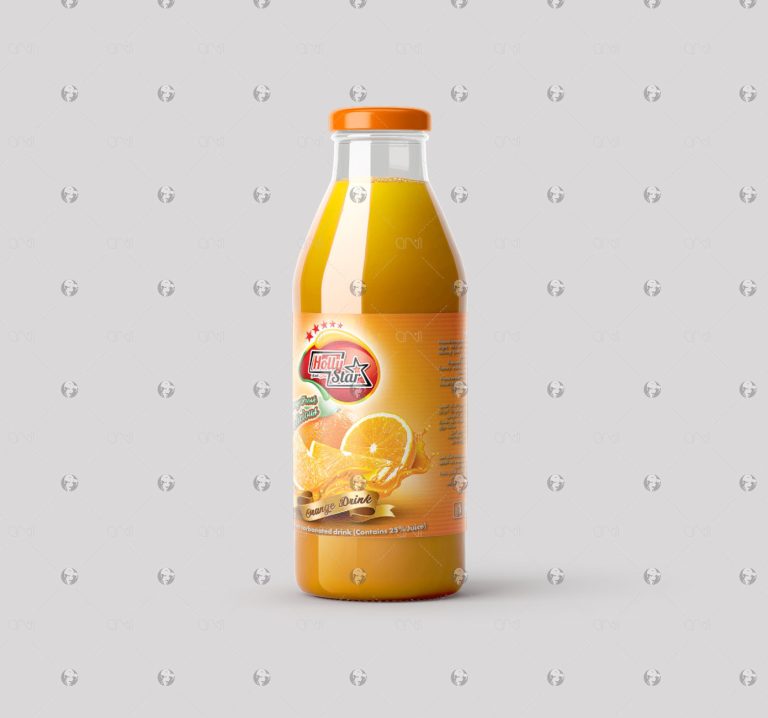 هالی استار- بروشور بسته بندی آبمیوه - نسترن امیدی فر