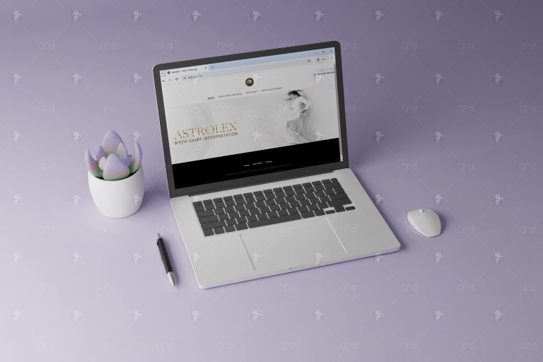 طراحی وب سایت آسترولکس - نسترن امیدی فر